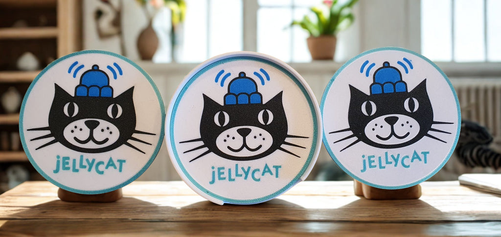 Jellycat Inspired Coaster Set with Holder