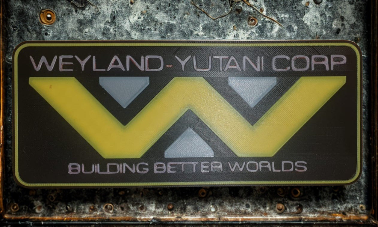 Alien Weyland-Yutani Corp Logo Wall Plaque