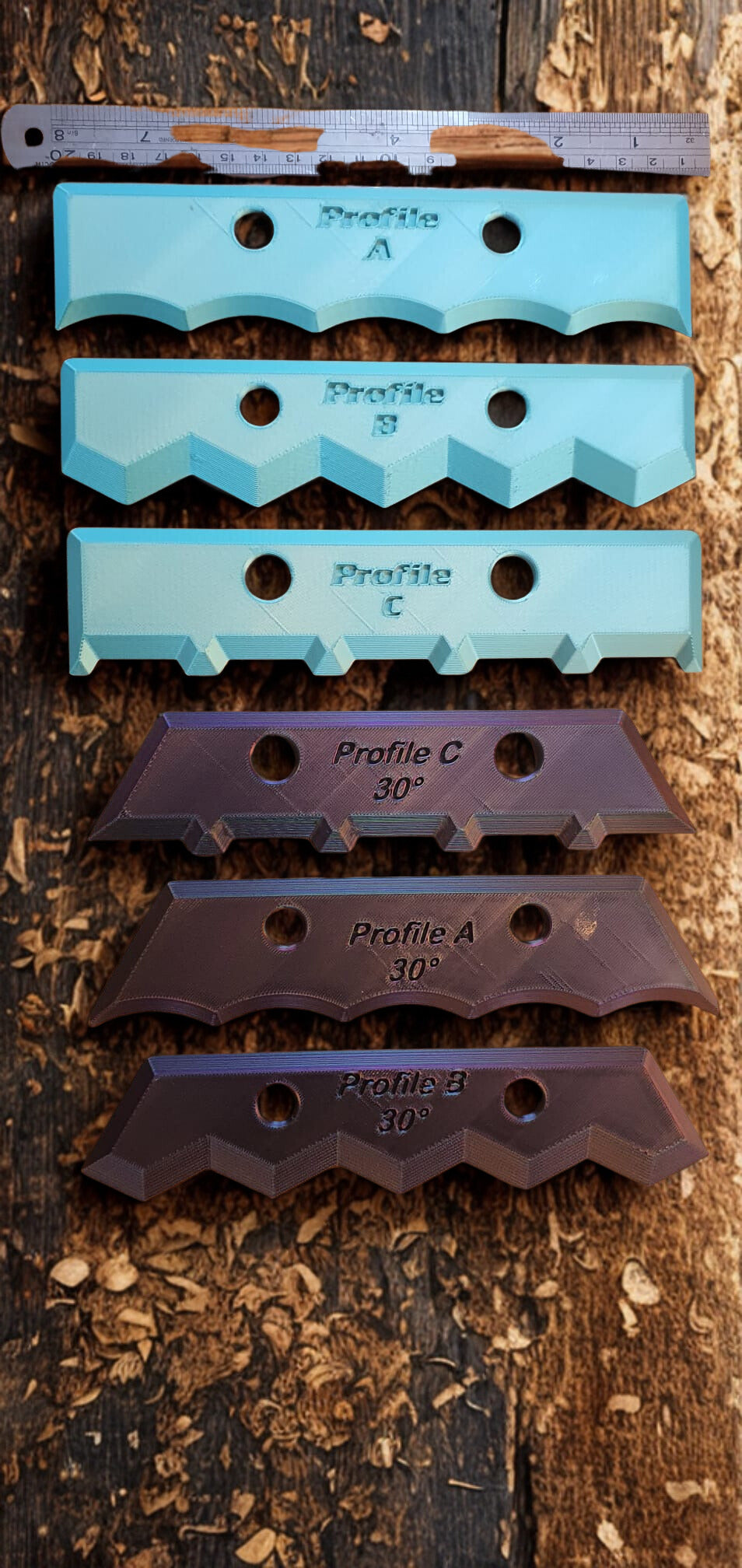 6 Piece pottery tools set