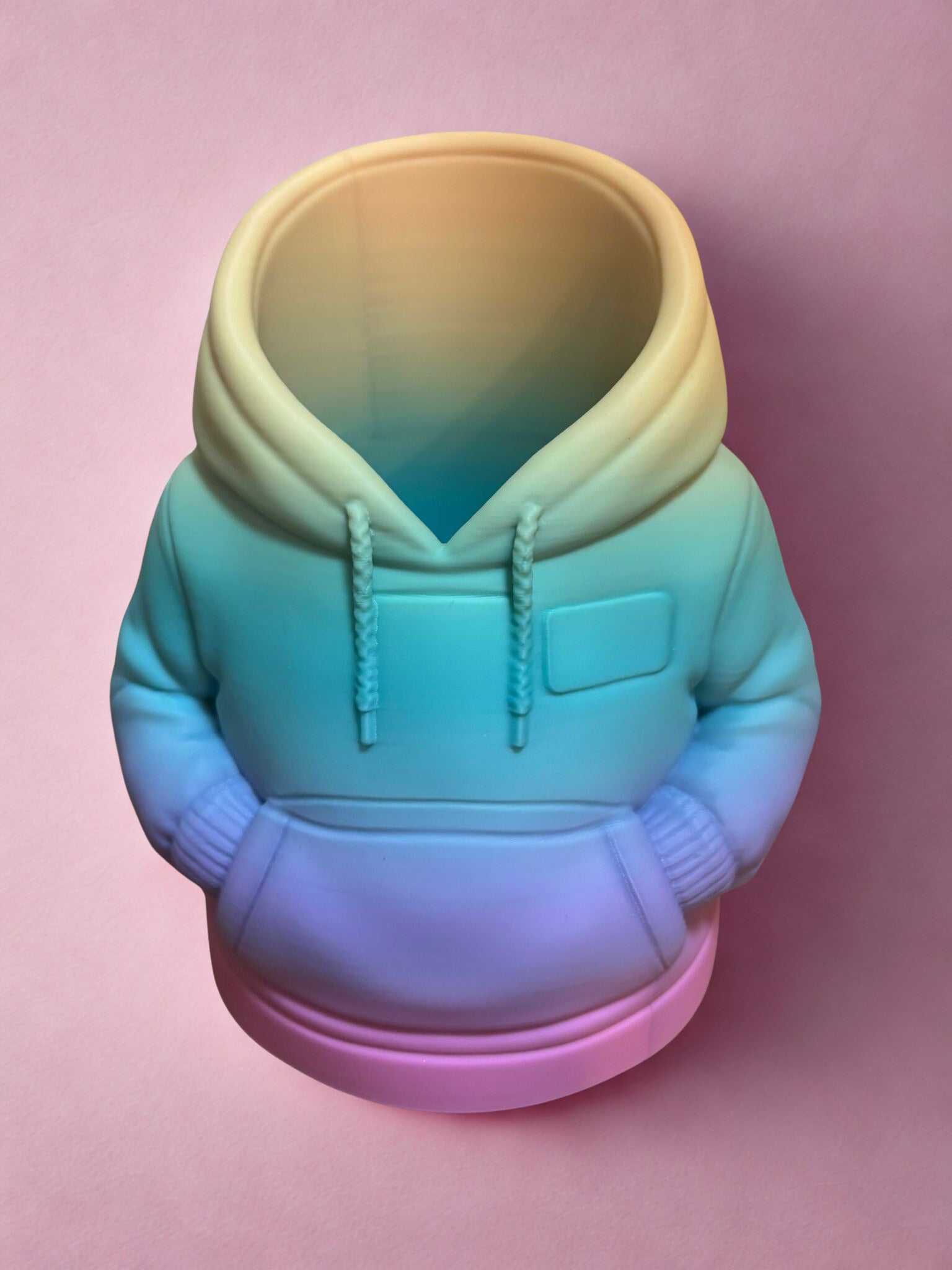 Pastel Rainbow Hoodie Desktop Tidy