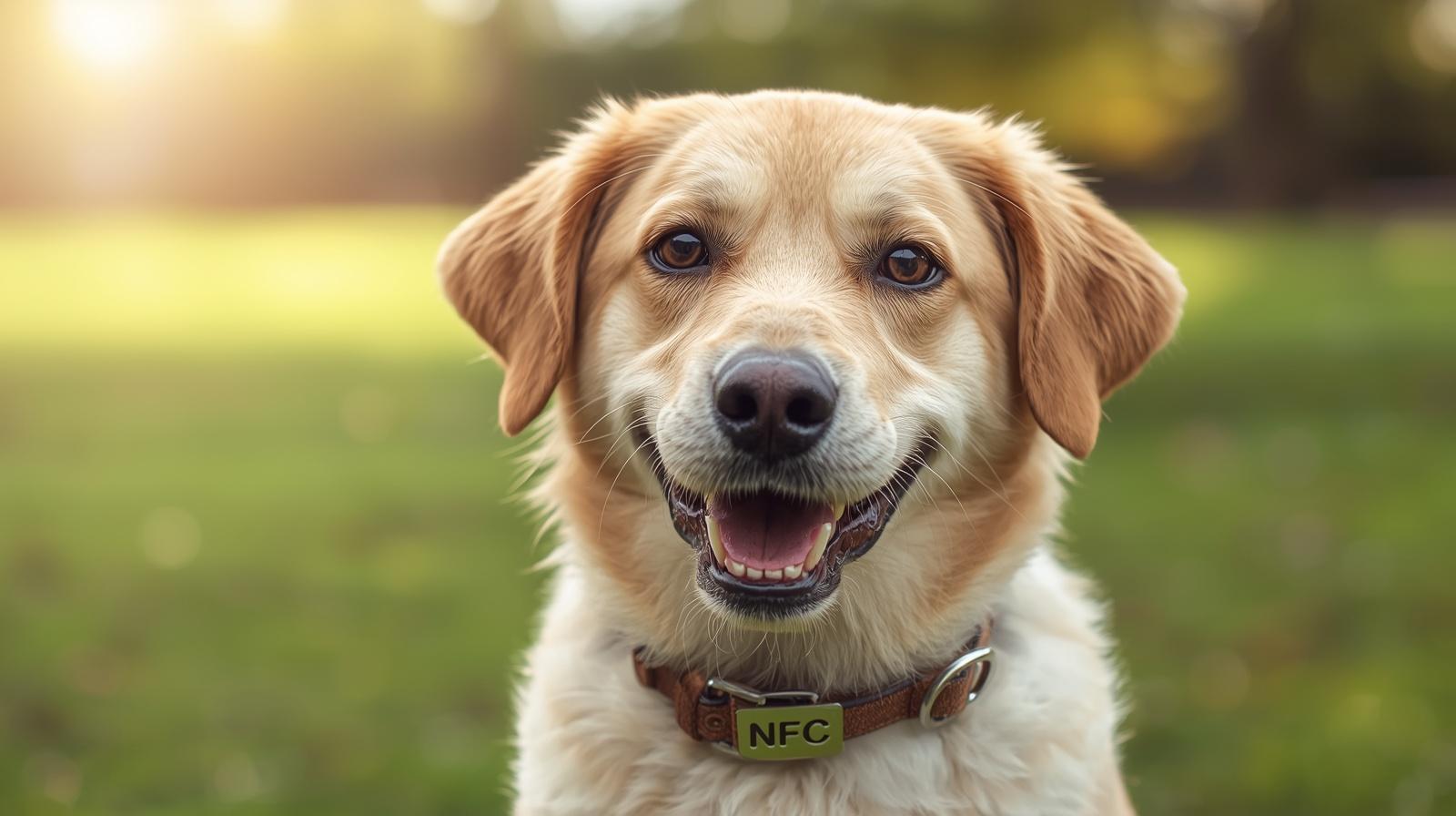 NFC Scannable Dog or Cat Tag